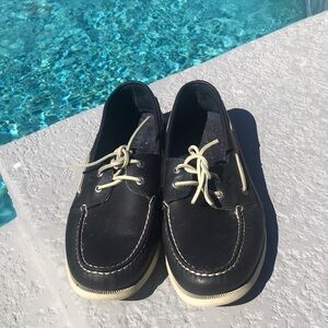 Sperry 13/W used boat shoes dark navy